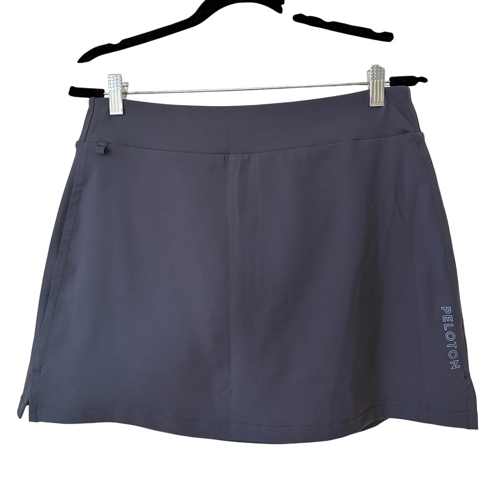 Peloton Women's Blue Grey Golf Skirt Skort Size Large NWT